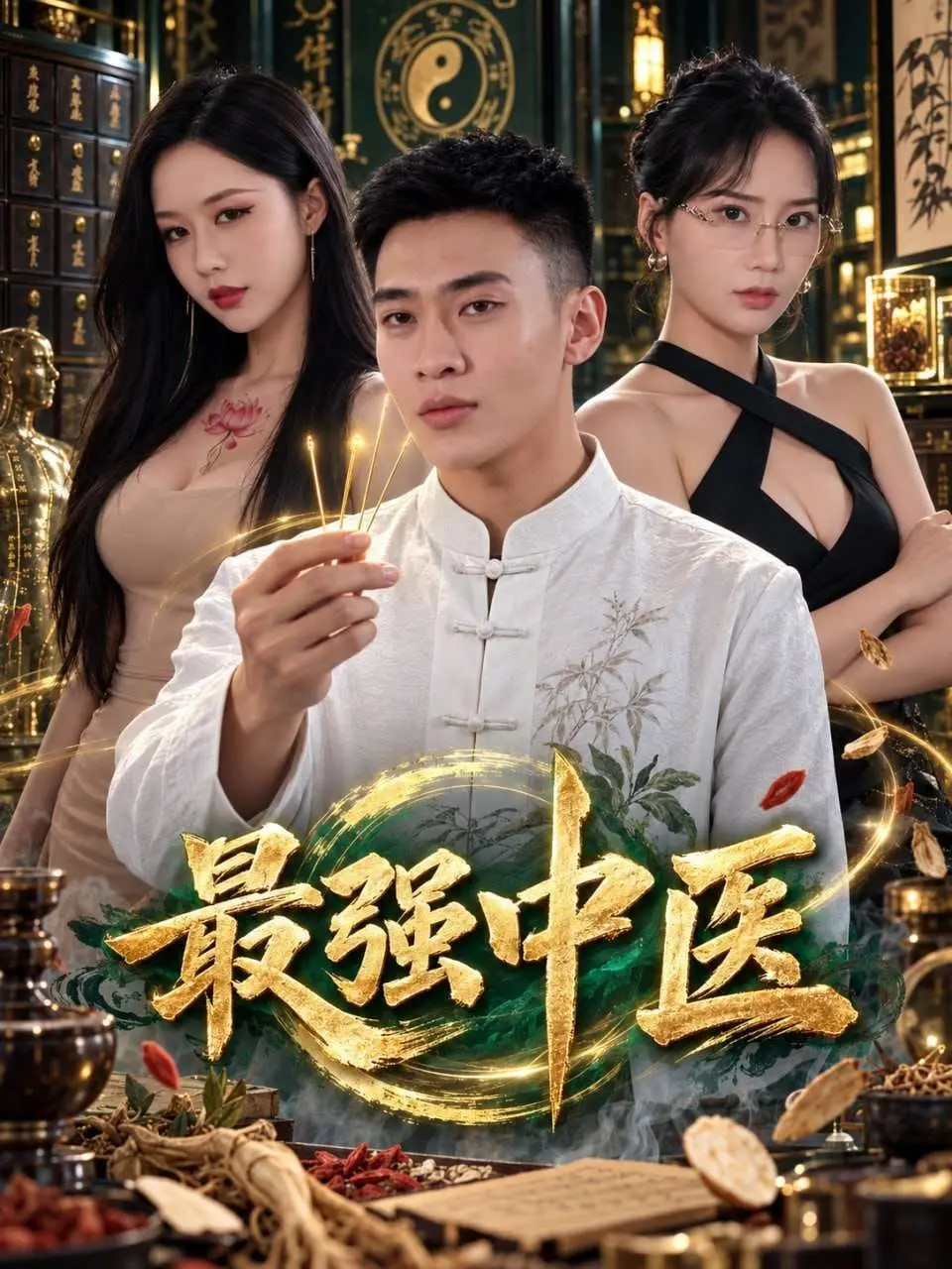 短剧封面 最强中医